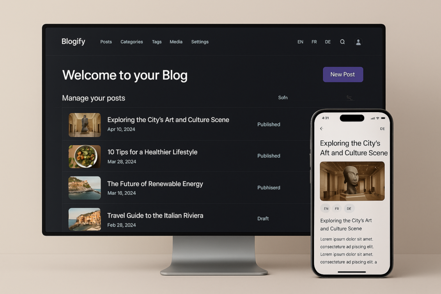 Blog CMS
