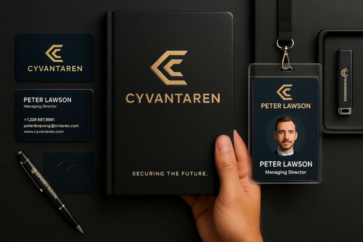 Brand Collateral Mockup - Tech Company