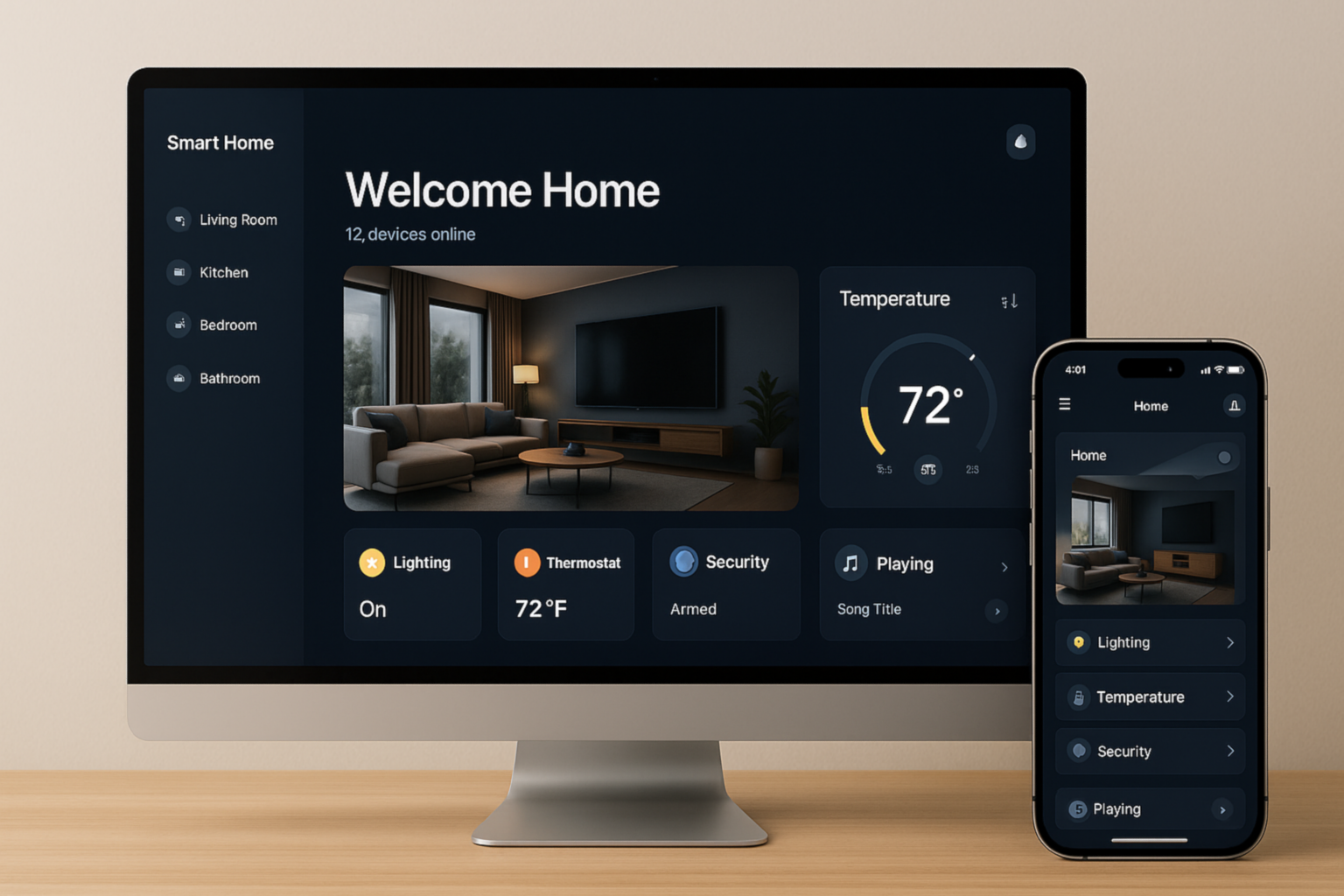 UI / UX Prototype - Smart Home